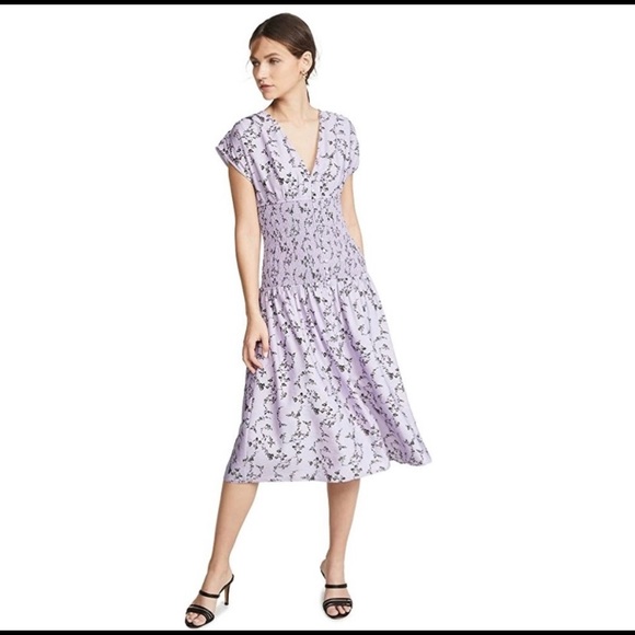 KEEPSAKE The Label Violet Floral Midi Dress - Picture 3 of 3